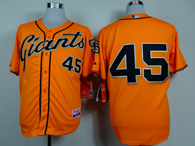 Men San Francisco Giants #45 Ishikawa Orange MLB Jerseys->san francisco giants->MLB Jersey